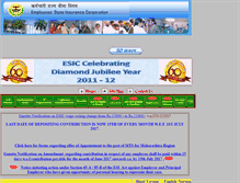 Tablet Screenshot of esicmaharashtra.gov.in